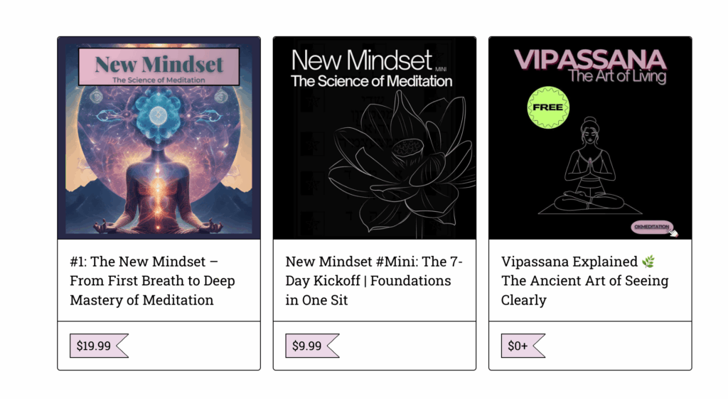 library of meditation guides